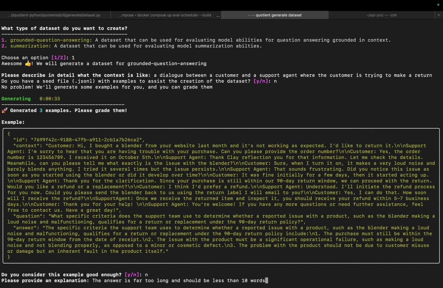 Eval Generator CLI
