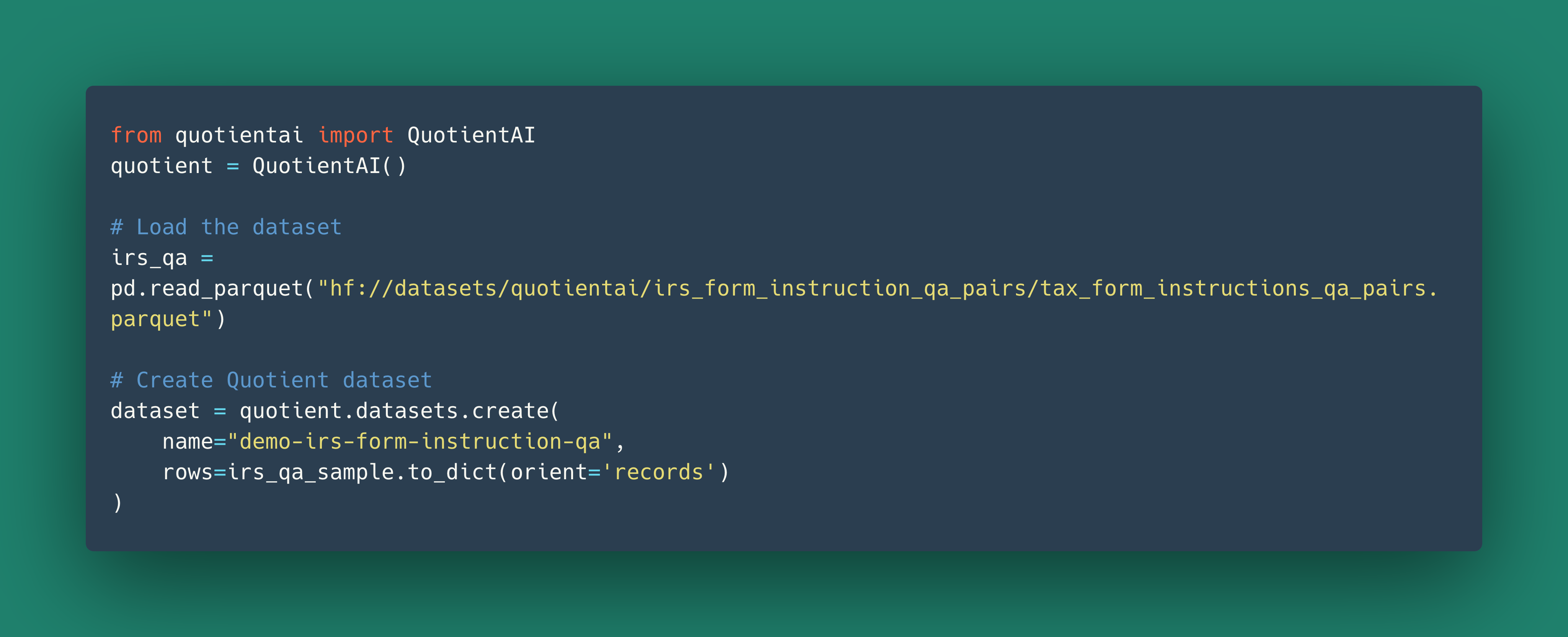 Initialize Evaluation